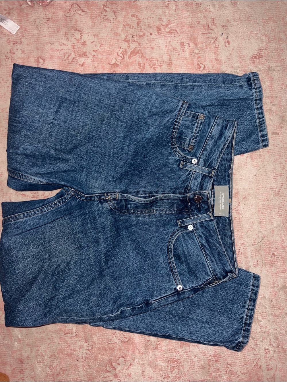 Everlane the curvy 90’s cheeky straight jean 24 ankle jeans